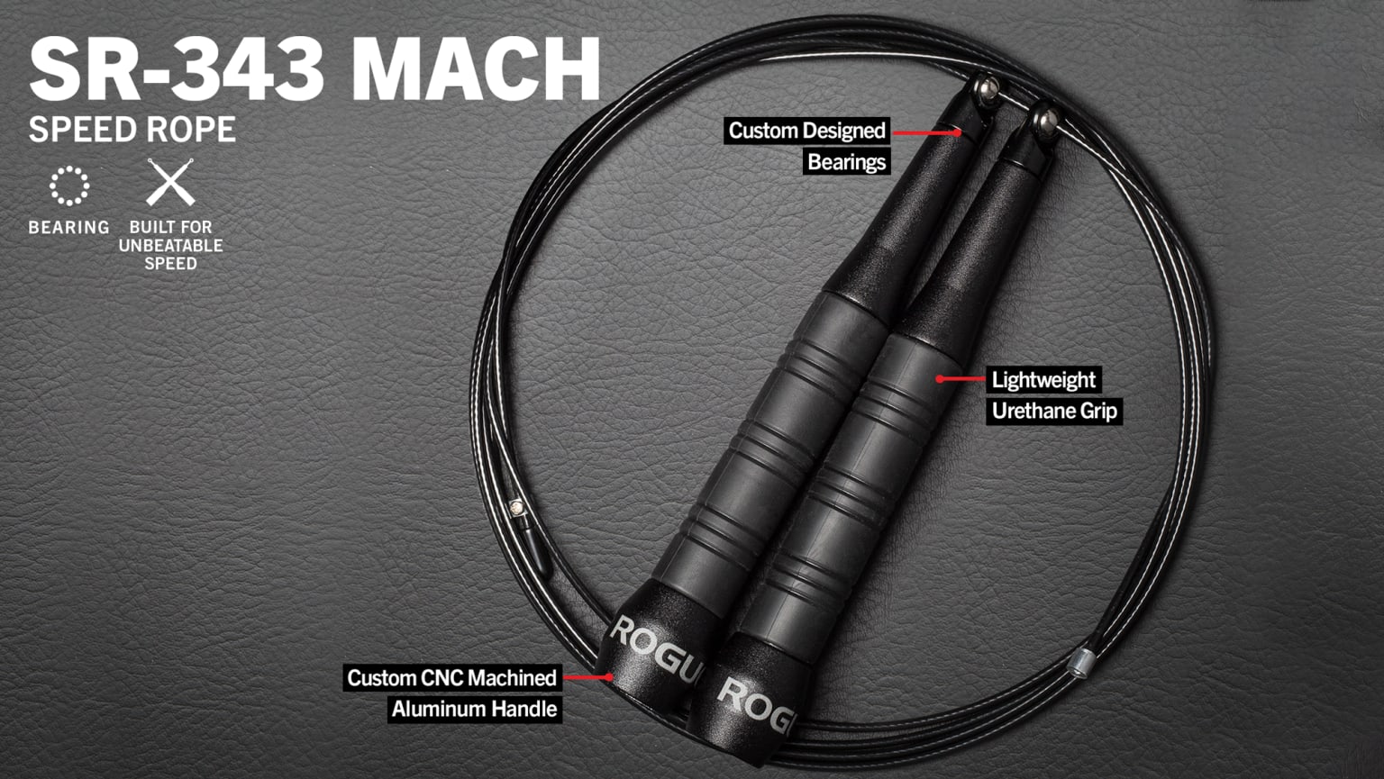 Rogue SR 343 Mach Speed Rope Rogue Fitness Canada